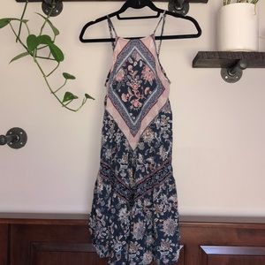American Eagle Halter Top Boho Dress